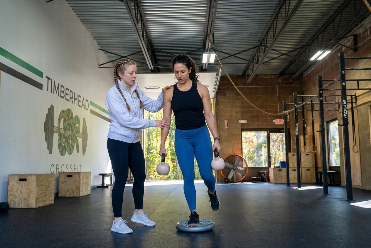 Doctor of Physical Therapy in South Windsor CT treating a patient's elbow with manual therapy and soft tissue mobilization techniques in a gym-based clinic